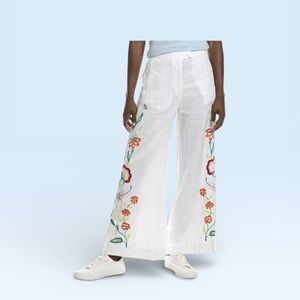 Johnny Was Women's Averi Wide Leg Linen Pant